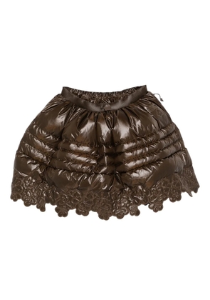 Cecilie Bahnsen x The North Face quilted mini skirt - Brown