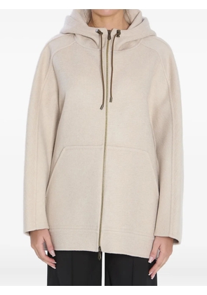 Max Mara cashmere hooded coat - Grey