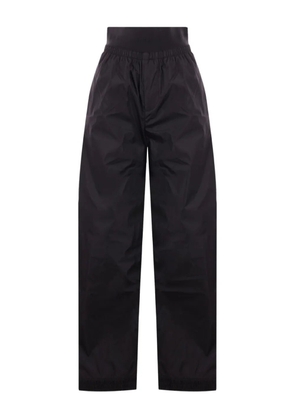ALAINPAUL elastic-waistband nylon trousers - Black