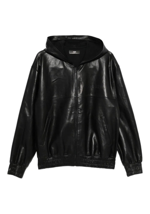 AMIRI leather zip jacket - Black