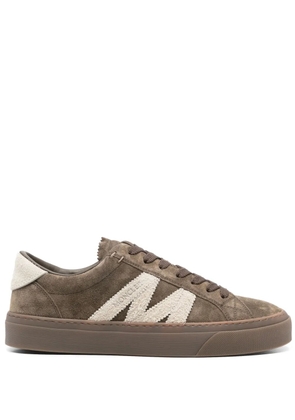 Moncler leather sneakers - Green