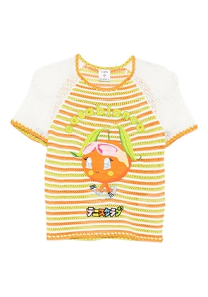 Casablanca rave-character top - Orange