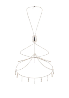 Rabanne pendant-embellishment body chain - Silver
