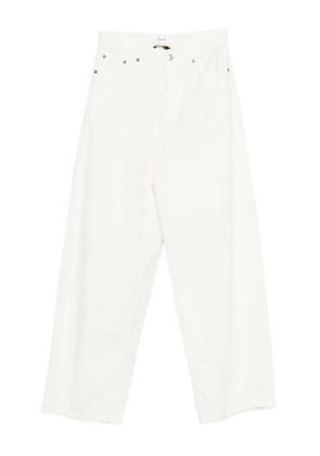 Haikure wide-leg denim - White