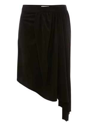 JW Anderson asymmetric gathered skirt - Black