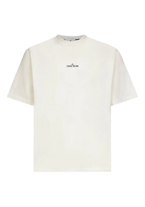 Stone Island logo-print crew neck T-shirt - Neutrals