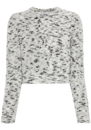 MOSCHINO JEANS braid-detail sweater - Grey