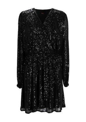 BOSS sequin-embelished mini dress - Black