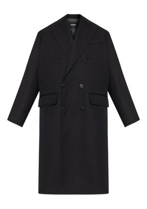 DSQUARED2 virgin wool double-breasted coat - Black