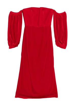 Forte Forte bustier puff-sleeve dress - Red