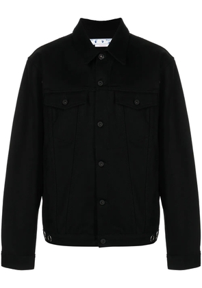Off-White x Neen embroidered denim jacket - Black