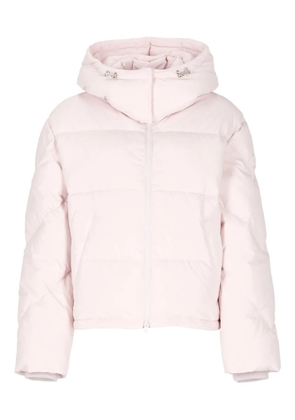 Kenzo logo-patch down jacket - Pink