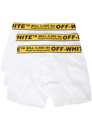 Off-White three-pack boxer briefs - WHITE YELLLOW