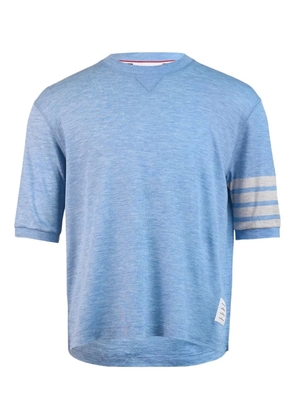 Thom Browne 4-Bar stripe T-shirt - Blue