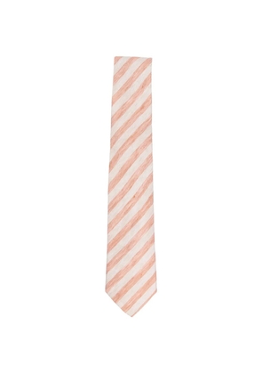 Tagliatore striped tie - Orange