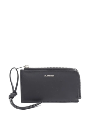 Jil Sander Pre-Owned 2020s Giro envelope zip card holder - Black