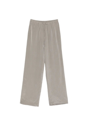 Róhe striped-pattern palazzo pants - Grey