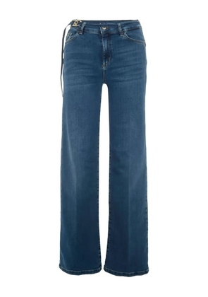 LIU JO belt-detail jeans - Blue