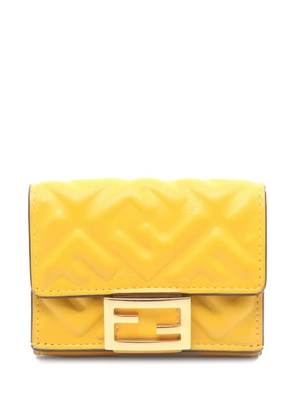 Fendi Pre-Owned 00s trifold leather wallet - Yellow
