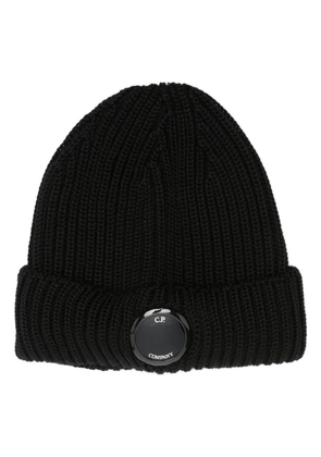 C.P. Company Lens detail beanie hat - Black