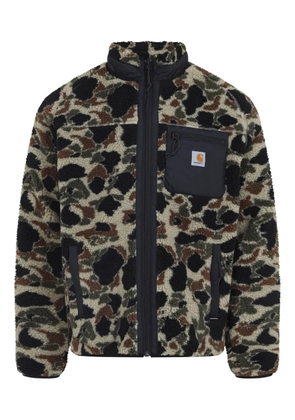 Carhartt WIP Prentis Liner camouflage-pattern fleece jacket - Black