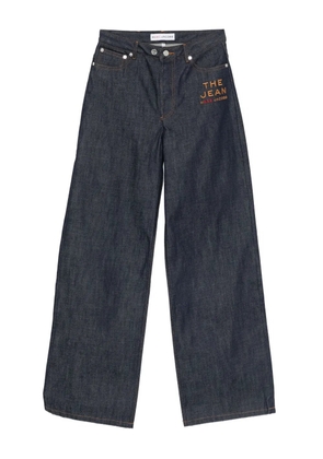 A.P.C. x Marc Jacobs logo-embroidered jeans - Blue