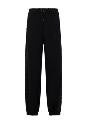 Philipp Plein logo-detail track pants - Black