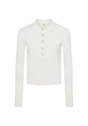 L'Agence buttoned knitwear - White