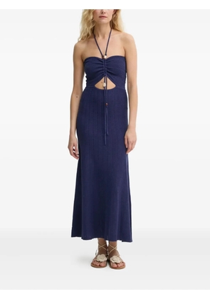 Sessùn Dinah cut-out ruched dress - Blue