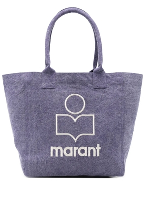 ISABEL MARANT small Yenky logo-embroidered tote bag - Purple