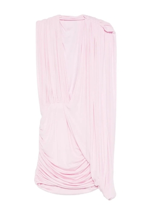 Magda Butrym ruched-detail mini dress - Pink