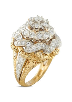 LB Exclusive diamond yellow and white gold ring