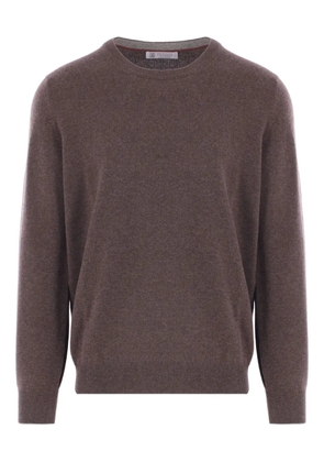 Brunello Cucinelli round-neck cashmere sweater - Brown