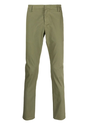 DONDUP slim-fit cotton trousers - Green