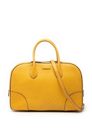 Gucci Pre-Owned 2000-2015 Diamante Bright Leather satchel - Yellow