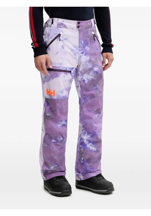 Helly Hansen zip-detail ski trousers - Purple