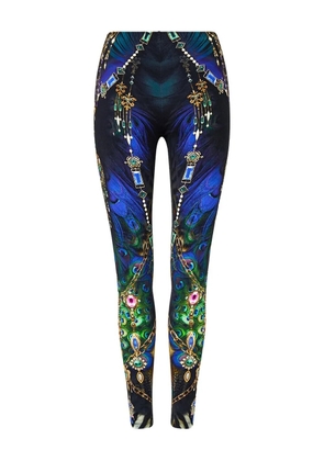 Camilla Dominican Decadence jewel print leggings - Blue