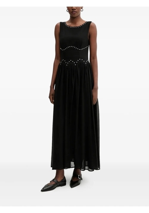 NEVER FULLY DRESSED embellished maxi dress - Black
