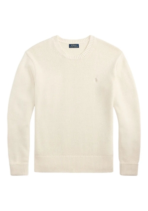 Polo Ralph Lauren cotton long-sleeve sweater - White