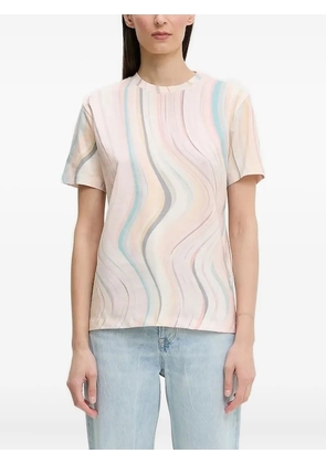PS Paul Smith wave-print T-shirt - Multicolour