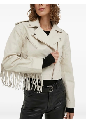 Day Birger Et Mikkelsen fringe zip jacket - Neutrals