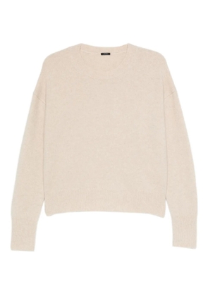 JOSEPH round-neck cashmere sweater - Neutrals