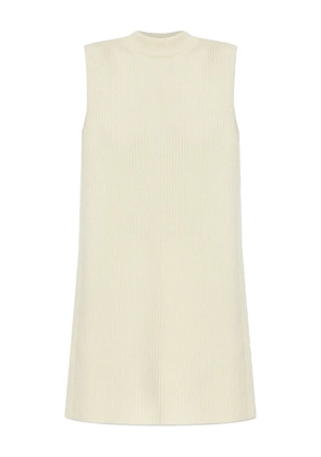 Jil Sander ribbed sleeveless sweater - Neutrals