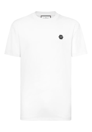 Philipp Plein logo-patch T-shirt - White