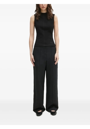 SAMSOE SAMSOE pleated elastic-waist trousers - Black