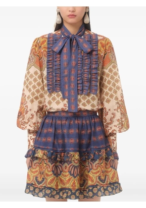 Valentino Garavani Medaglioni Voyage Imaginaire paisley-print shirt - Neutrals