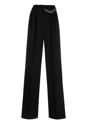 Barbara Bui chain-detail wide-leg trousers - Black