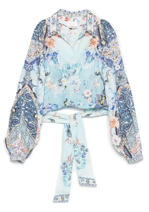 Camilla Al Manial Palace Memoirs blouse - Blue