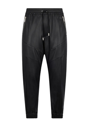 DSQUARED2 faux-leather track pants - Black