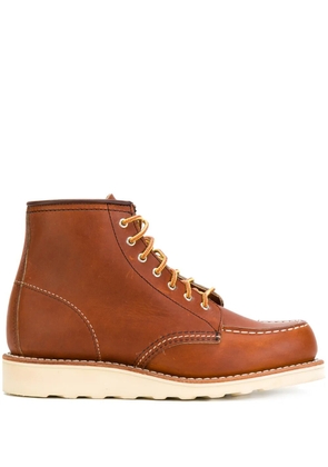 Red Wing Shoes lace-up work boots - Brown